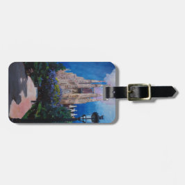 Etiqueta Para Maletas Barcelona Sagrada Familia con el parque y la