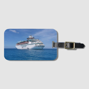 Etiqueta Para Maletas Barco de crucero