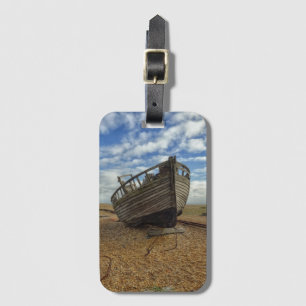 Etiqueta Para Maletas Barco pesquero de madera abandonada Dungeness