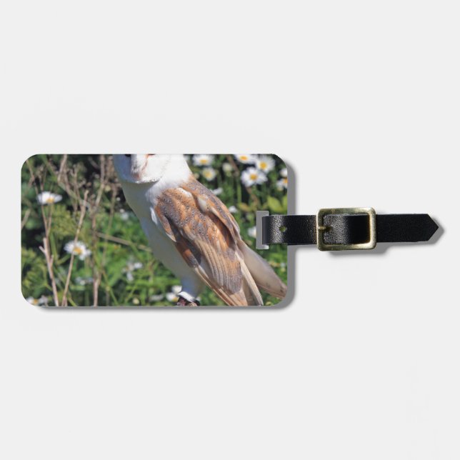 Etiqueta Para Maletas Barn Owl (Frente Horizontal)