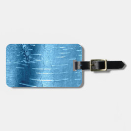 Etiqueta Para Maletas Barrera de árbol azul