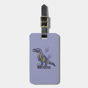 Etiqueta Para Maletas Baryonyx azul