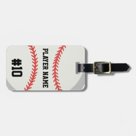 Etiqueta Para Maletas Baseball
