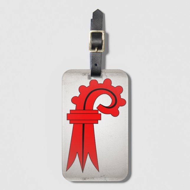 Etiqueta Para Maletas Basilea (Anverso vertical)