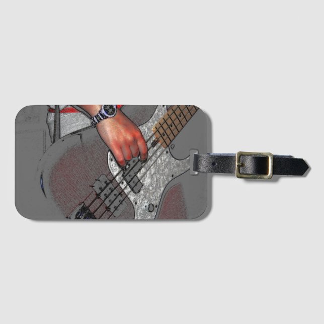 Etiqueta Para Maletas Bass 4 bc ltcna (Anverso horizontal)