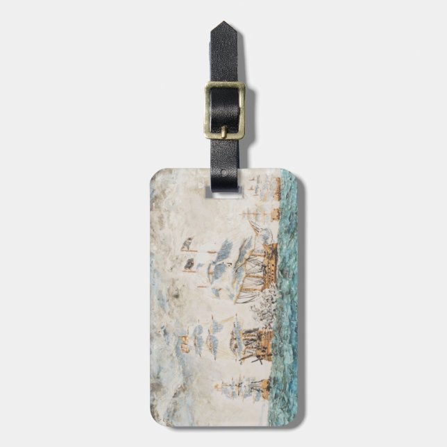 Etiqueta Para Maletas Batalla de Trafalgar 1805 1998 (Frente Vertical)