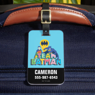 Etiqueta Para Maletas Batman   Equipo Batman