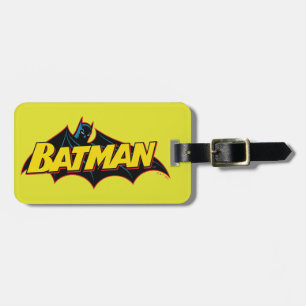 Etiqueta Para Maletas Batman Old School Logo