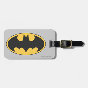 Etiqueta Para Maletas Batman Symbol Oval Logo