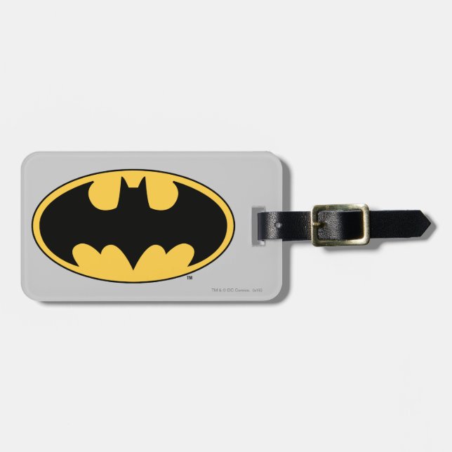 Etiqueta Para Maletas Batman Symbol | Oval Logo (Frente Horizontal)