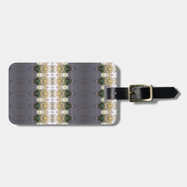 Etiqueta Para Maletas BC Fall Trees Ikat 8 (Frente Horizontal)