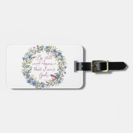 Etiqueta Para Maletas Be Still and Know - Salm 46:10