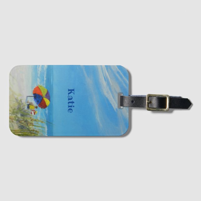 Etiqueta Para Maletas Beach Getaway (Anverso horizontal)
