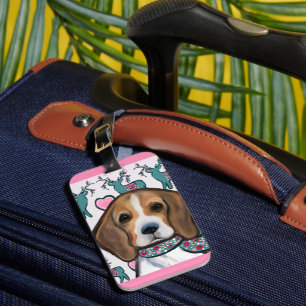 Etiqueta Para Maletas Beagle