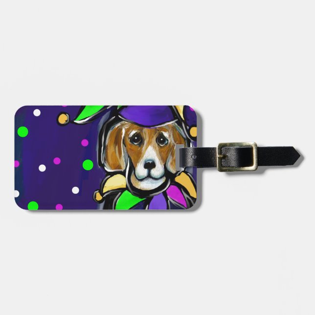 ETIQUETA PARA MALETAS BEAGLE (Frente Horizontal)