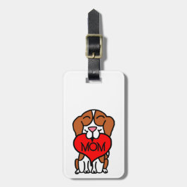 Etiqueta Para Maletas Beagle Mom Hand Drawn