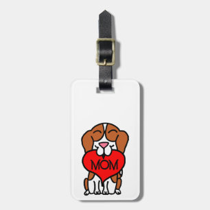 Etiqueta Para Maletas Beagle Mom Hand Drawn