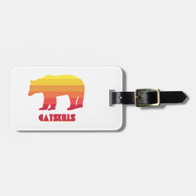 Etiqueta Para Maletas Bear de habilidades básicas (Frente Horizontal)
