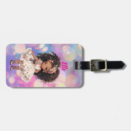 Etiqueta Para Maletas Beautiful little girl