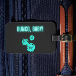 Etiqueta Para Maletas Bebé Bunco Acuática Neon