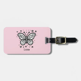 Etiqueta Para Maletas Bebé de búfalo fluffy - Animal de la granja Kawaii