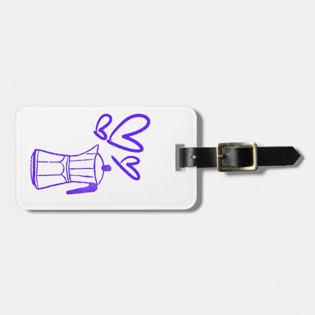 Etiqueta Para Maletas beber (Frente Horizontal)