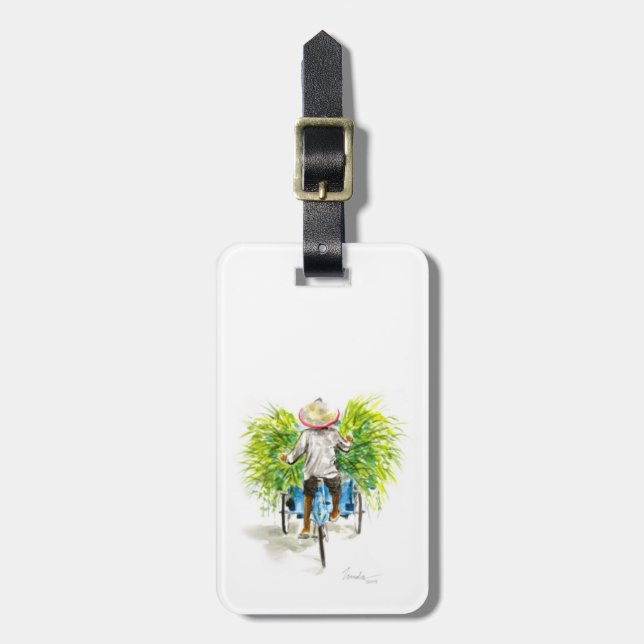 Etiqueta Para Maletas Becak (Frente Vertical)