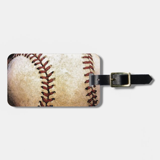 Etiqueta Para Maletas Béisbol (Frente Horizontal)