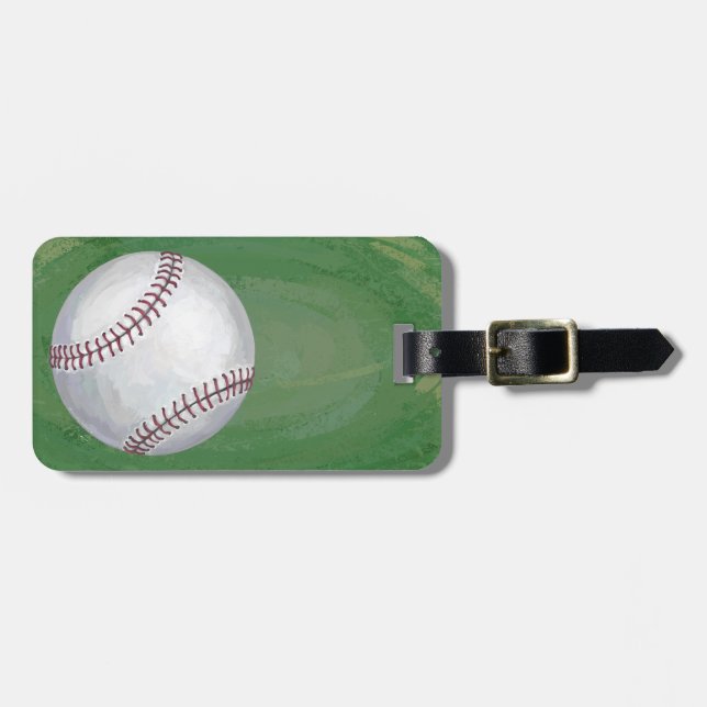 Etiqueta Para Maletas Béisbol (Frente Horizontal)