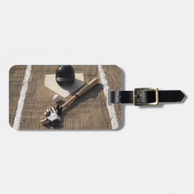 Etiqueta Para Maletas Béisbol (Frente Horizontal)