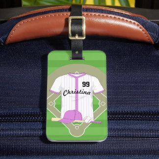 Etiqueta Para Maletas Béisbol personalizado