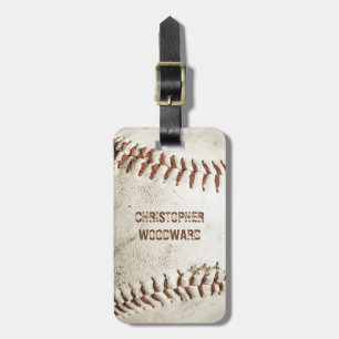 Etiqueta Para Maletas Béisbol Vintage Personalizado