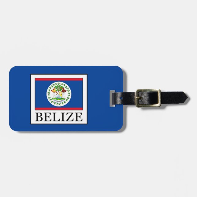 Etiqueta Para Maletas Belice (Frente Horizontal)