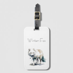 Etiqueta Para Maletas Belleza ártica: personalizado de Winter Fox