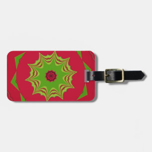 Etiqueta Para Maletas Bello arte rojo étnico africano asombroso