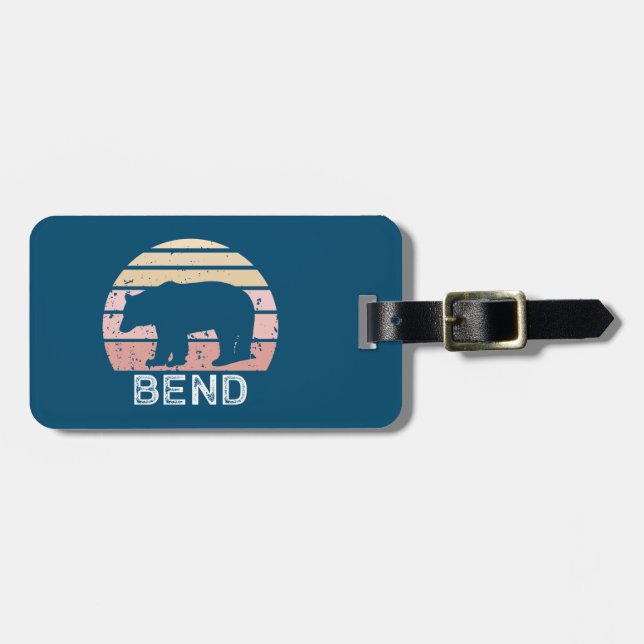 Etiqueta Para Maletas Bend Retro Bear (Frente Horizontal)