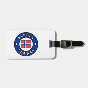 Etiqueta Para Maletas Bergen Noruega