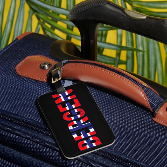 Etiqueta Para Maletas Bergen Noruega (Anverso In situ 1)