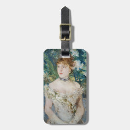 Etiqueta Para Maletas Berthe Morisot - Joven Chica en un vestido de bola