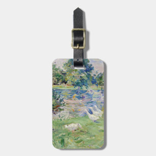 Etiqueta Para Maletas Berthe Morisot - Muchacha en un bote con gansos