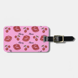Etiqueta Para Maletas Besos RAB de cerezo rocoso en rosa