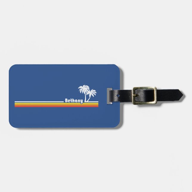Etiqueta Para Maletas Bethany Beach, Delaware (Frente Horizontal)