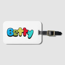Etiqueta Para Maletas Betty