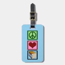 Etiqueta Para Maletas Bibliotecario lindo de los libros