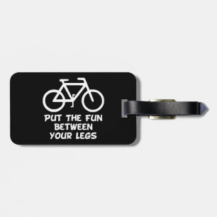 Etiqueta Para Maletas Bici entre las piernas