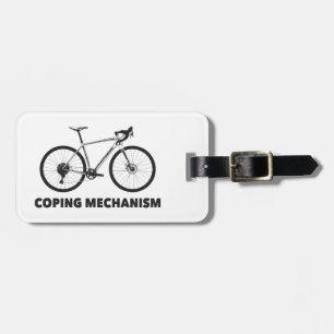Etiqueta Para Maletas Bicicleta con mecanismo de afrontamiento
