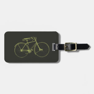 Etiqueta Para Maletas Bicicleta de la acuarela