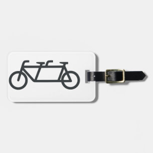Etiqueta Para Maletas Bicicleta en tándem