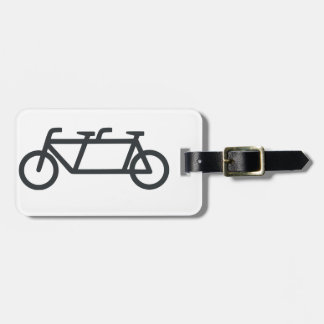 Etiqueta Para Maletas Bicicleta en tándem