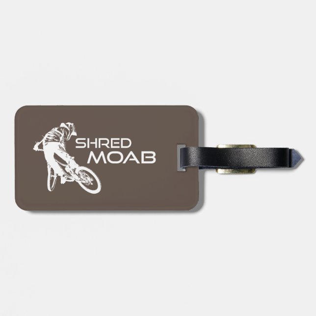 Etiqueta Para Maletas Bicicleta Shred Moab Mountain (Atrás Horizontal)